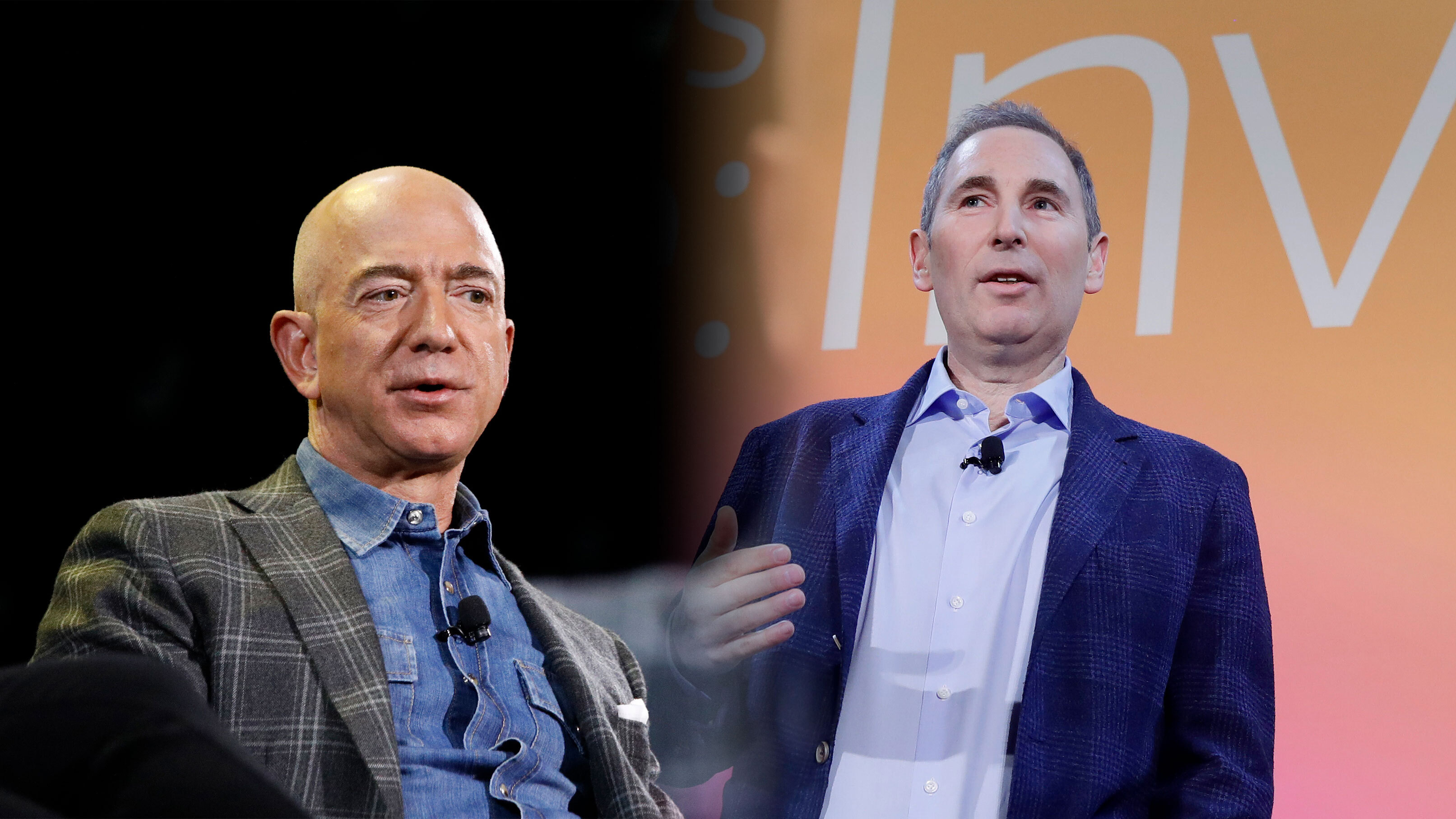 Jeff Bezos, executive chairman and Andy Jassy, CEO at Amazon